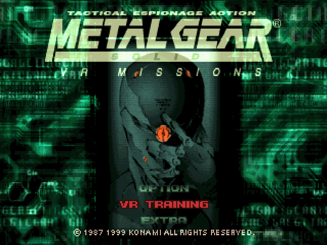  Metal Gear Solid: VR Missions    