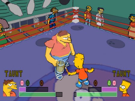 The Simpsons Wrestling